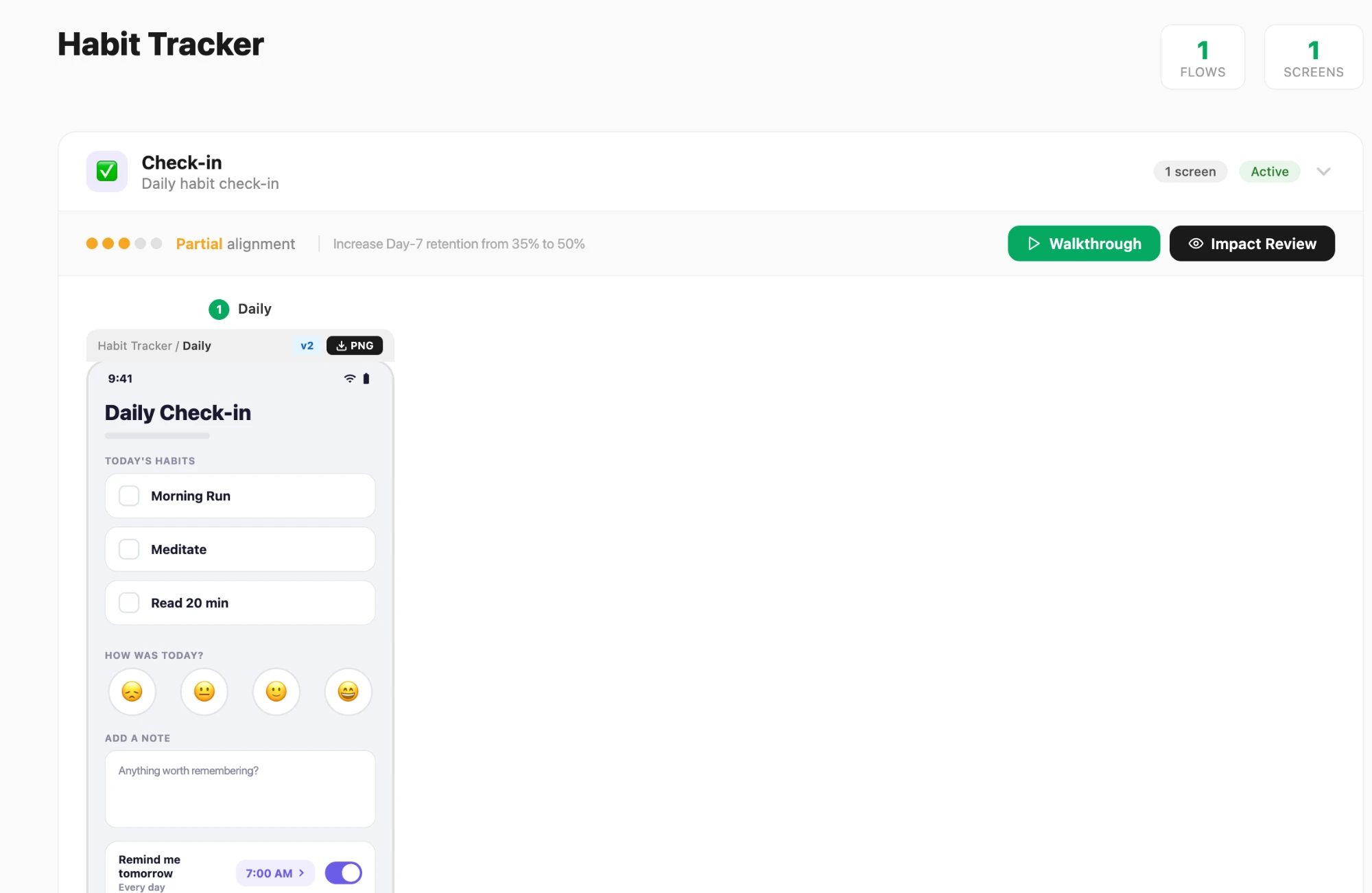 Fustat flow with a rendered screen